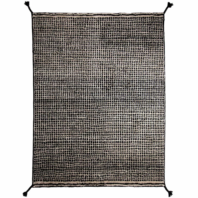 Woodnotes Tappeto Grid, Bianco - Nero 3 Woodnotes Tappeto Grid, Bianco - Nero