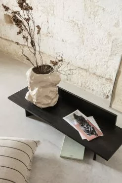 Ferm LIVING Cuscino Calm, 80 X 80 Cm, Beige - Nero -Vendite Tappeti 110 2056