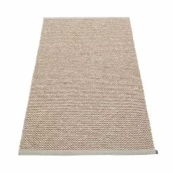 Pappelina Tappeto Effi 85 X 160 Cm, Warm Grey - Brown - Vanilla