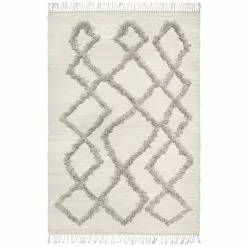 Finarte Tappeto Tie 140 X 200 Cm, Grigio