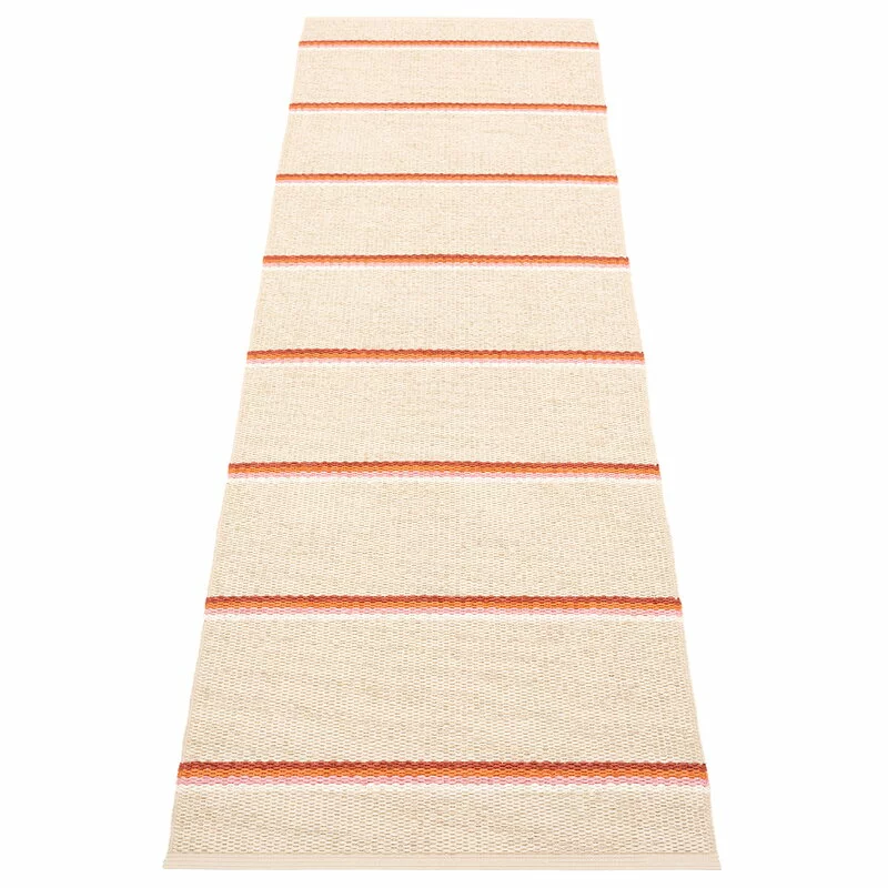 Pappelina Tappeto Olle 70 X 240 Cm, Mattone - Crema 3 Pappelina Tappeto Olle 70 X 240 Cm, Mattone - Crema