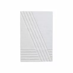 Woud Tappeto Kyoto, 90 X 140 Cm, Bianco Naturale