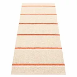 Pappelina Tappeto Olle 70 X 180 Cm, Mattone - Crema