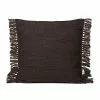Ferm LIVING Cuscino Kelim Fringe, Piccolo, Dark Melange