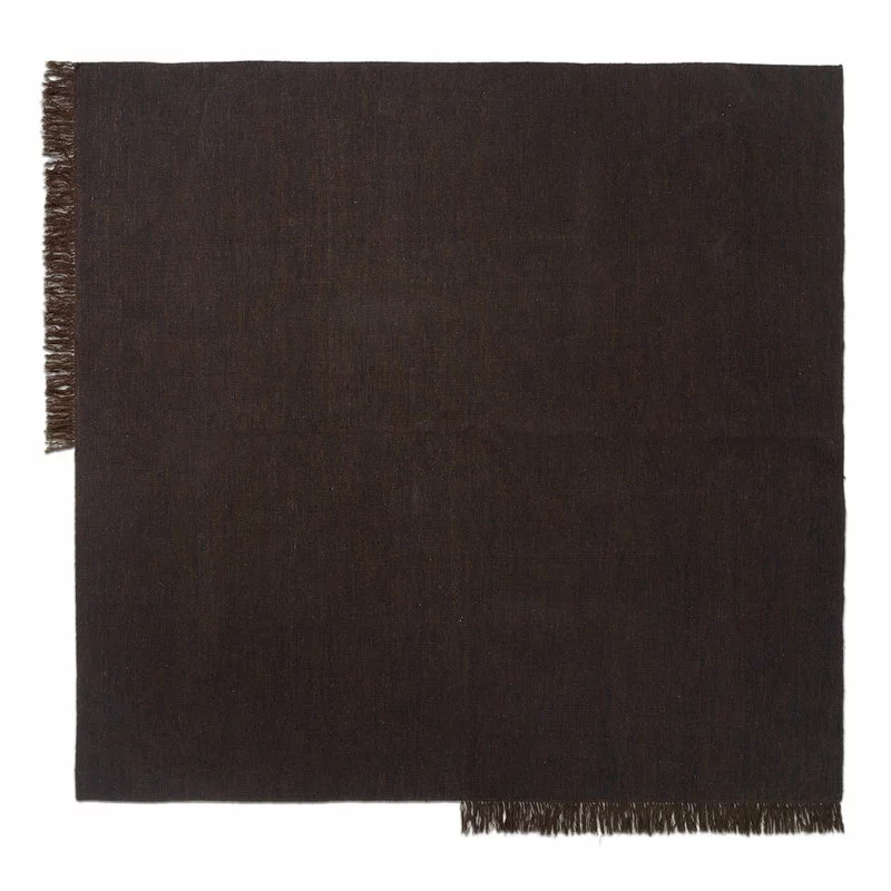 Ferm LIVING Tappeto Kelim, Dark Melange, 240 X 240 Cm 3 Ferm LIVING Tappeto Kelim, Dark Melange, 240 X 240 Cm