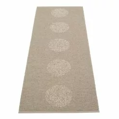 Pappelina Tappeto Vera 2.0, 70 X 200 Cm, Lino Scuro