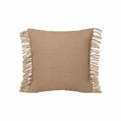 Ferm LIVING Cuscino Kelim Fringe, Piccolo, Sabbia