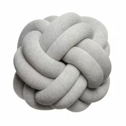 Design House Stockholm Cuscino Knot, Bianco - Grigio