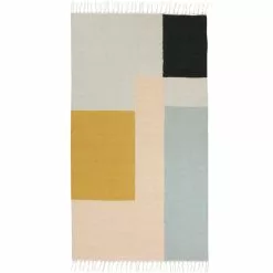 Ferm LIVING Tappeto Kelim, Squares, 80 X 140 Cm