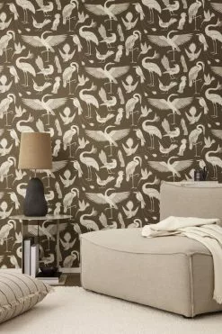 Ferm LIVING Cuscino Calm, 80 X 80 Cm, Beige - Nero -Vendite Tappeti 34 3552