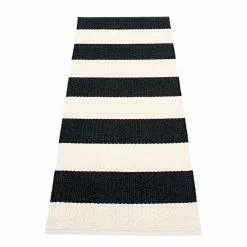 Pappelina Tappeto Bob 70 X 200 Cm, Nero - Vaniglia