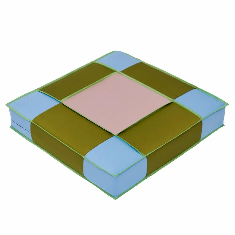 Juslin Maunula Pouf Da Pavimento, 60 X 60 Cm, Smeraldo 3 Juslin Maunula Pouf Da Pavimento, 60 X 60 Cm, Smeraldo