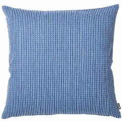 Vendite Tappeti 15 Artek Fodera Per Cuscino Rivi 50 X 50 Cm, Blu - Bianco
