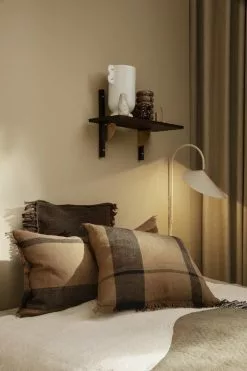 Ferm LIVING Cuscino Dry, 50 X 50 Cm, Sugar Kelp - Nero -Vendite Tappeti 48 0841 1