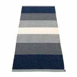 Pappelina Tappeto Kim 70 X 160 Cm, Blu Scuro