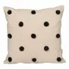 Ferm LIVING Cuscino Taftato Dot, Sabbia - Nero -Vendite Tappeti 604FermLiving AK