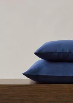 Menu Cuscino Mimoides, 60 X 60 Cm, Indigo -Vendite Tappeti 60x60 MENU Mimoides Pillow VS