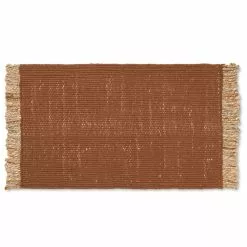 Ferm LIVING Zerbino Mat, 80 X 50 Cm, Mattone - Naturale
