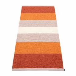 Pappelina Tappeto Kim 70 X 160 Cm, Rosso Mattone