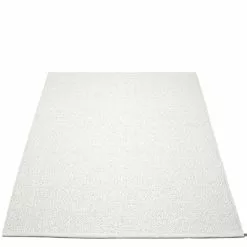 Pappelina Tappeto Svea 140 X 220 Cm, White Metallic