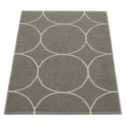 Pappelina Tappeto Boo 70 X 100 Cm, Carbone - Lino