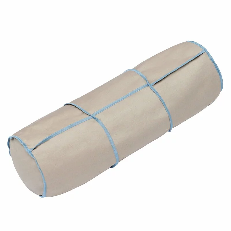 Juslin Maunula Cuscino A Rullo, 60 X 20 Cm, Beige - Celeste 3 Juslin Maunula Cuscino A Rullo, 60 X 20 Cm, Beige - Celeste