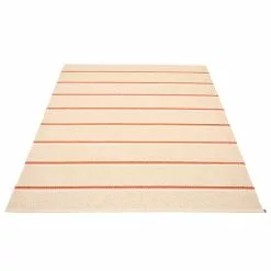 Pappelina Tappeto Olle 180 X 260 Cm, Mattone - Crema