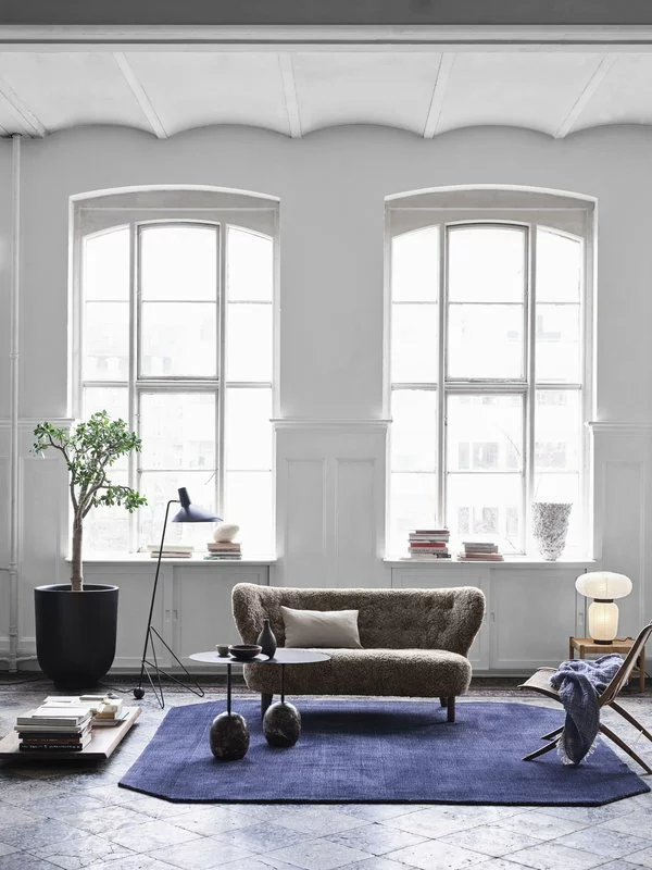 &Tradition Tappeto The Moor AP6, 240 X 240 Cm, Blue Midnight - immagine 4