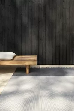 Woodnotes Tappeto Beach In-Out, Grigio Perla - Grafite 10 Woodnotes Tappeto Beach In-Out, Grigio Perla - Grafite -Vendite Tappeti Beach 15383040 pearl grey graphite ends with fringes woodnotes 3