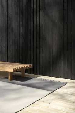 Woodnotes Tappeto Beach In-Out, Grigio Perla - Grafite 12 Woodnotes Tappeto Beach In-Out, Grigio Perla - Grafite -Vendite Tappeti Beach 15383040 pearl grey graphite ends with fringes woodnotes 4