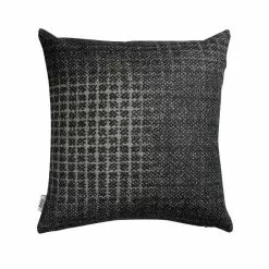 Røros Tweed Cuscino Bernadette, 50 X 50 Cm, Grigio Scuro - Grigio Chiaro