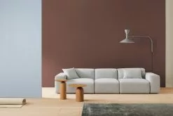 Basta Cuscino Cubi, 35 X 60 Cm, Grigio Chiaro 7 Basta Cuscino Cubi, 35 X 60 Cm, Grigio Chiaro -Vendite Tappeti Cubi 3 seater with grey pillow