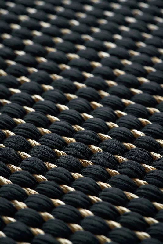 Woodnotes Tappeto Duetto 1, Naturale - Nero 4 Woodnotes Tappeto Duetto 1, Naturale - Nero - immagine 2