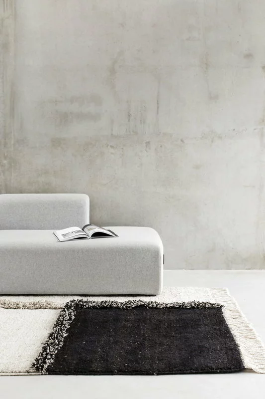 Sera Helsinki Tappeto E-1027, Annodato, Marrone - Bianco Naturale 4 Sera Helsinki Tappeto E-1027, Annodato, Marrone - Bianco Naturale - immagine 2