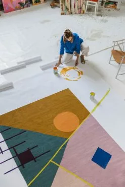 Finarte Tappeto Zeniitti 200 X 300 Cm, Rosa - Marrone -Vendite Tappeti Finarte Atelier Zeniitti multi design Minni Havas Suvi Keslinen