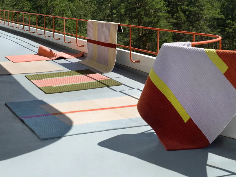 Finarte Tappeto Umbra, Lilla - Ruggine 5 Finarte Tappeto Umbra, Lilla - Ruggine - immagine 3