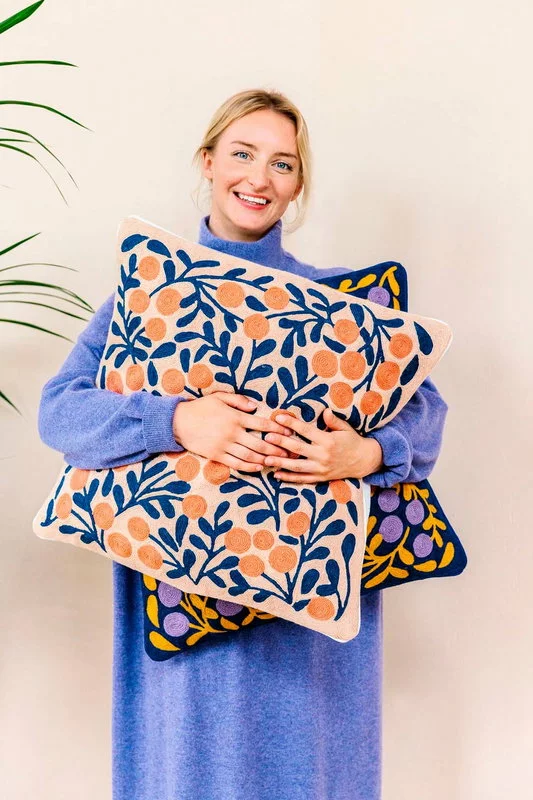 Finarte Fodera Per Cuscino Terttu, Beige 6 Finarte Fodera Per Cuscino Terttu, Beige - immagine 4