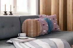 Johanna Gullichsen Cuscino Beetle, Motivo Nereus Mattone -Vendite Tappeti Johanna Gullichsen Beetle cushions