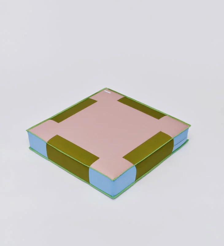 Juslin Maunula Pouf Da Pavimento, 60 X 60 Cm, Smeraldo 4 Juslin Maunula Pouf Da Pavimento, 60 X 60 Cm, Smeraldo - immagine 2