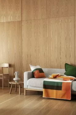 Røros Tweed Cuscino Mikkel, 50 X 50 Cm, Arancione -Vendite Tappeti MIKKEL 3755 og 103755