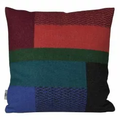 Røros Tweed Cuscino Mikkel, 50 X 50 Cm, Scuro