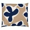Marimekko Cuscino Kevätkiuru, 60 X 60 Cm, Bianco Naturale - Blu Scuro - Be