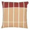 Marimekko Fodera Cuscino Tiiliskivi, 50 X 50 Cm, Beige - Celeste - Marrone -Vendite Tappeti MM 231 tiiliskivi cushion cover 50x50cm FR1