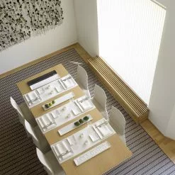 Woodnotes Tappeto New York, Grafite - Stone -Vendite Tappeti New York paper yarn carpet narrow cotton edging and backing dining room interior woodnotes