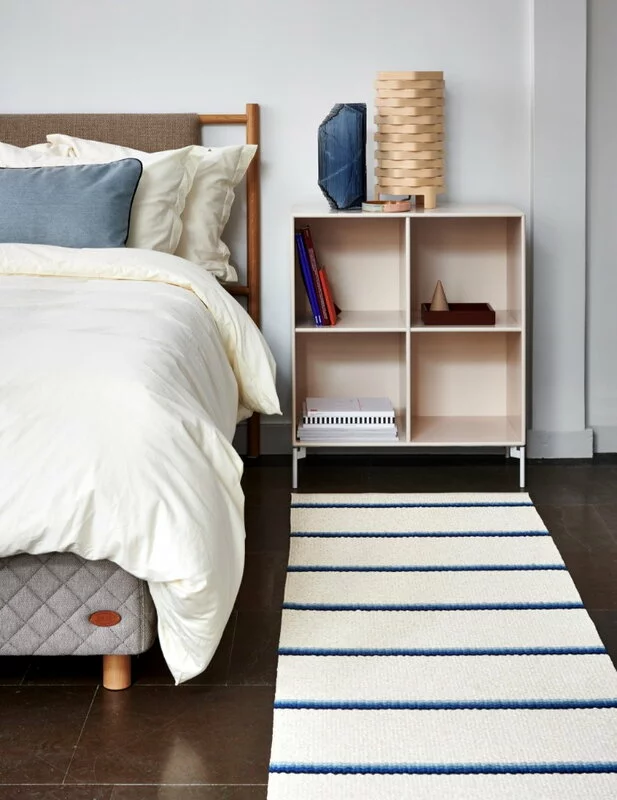 Pappelina Tappeto Olle 70 X 240 Cm, Blu - Vaniglia 5 Pappelina Tappeto Olle 70 X 240 Cm, Blu - Vaniglia - immagine 3