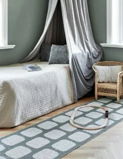 Pappelina Tappeto Sten, 70 X 200 Cm, Verde - Grigio -Vendite Tappeti Pappelina sten army 2