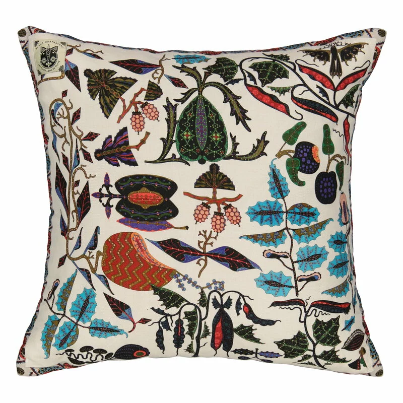 Klaus Haapaniemi & Co Fodera Per Cuscino Les Chats Ryder, Lino 4 Klaus Haapaniemi & Co Fodera Per Cuscino Les Chats Ryder, Lino - immagine 2