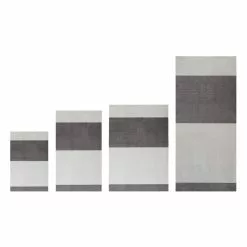 Tica Copenhagen Tappeto Stripes Horizontal, 60 X 90 Cm, Grigio -Vendite Tappeti Sizes Stripes H Grey 60x90 67x120 90x130 90x200