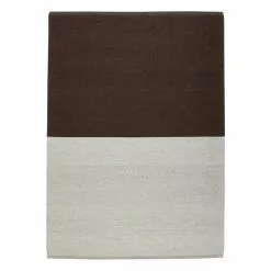 Interface Tappeto Split, Lino - Marrone