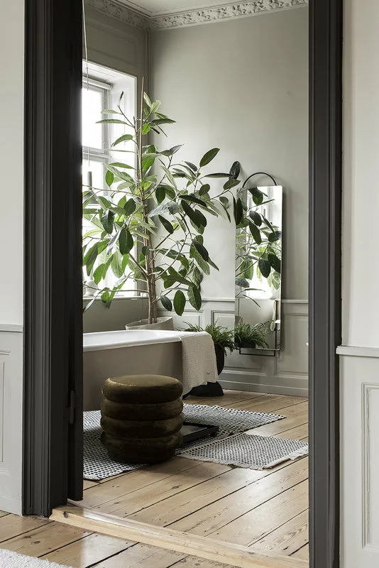 Ferm LIVING Zerbino Way, 50 X 70 Cm, Bianco Naturale - Blu Scuro 4 Ferm LIVING Zerbino Way, 50 X 70 Cm, Bianco Naturale - Blu Scuro - immagine 2